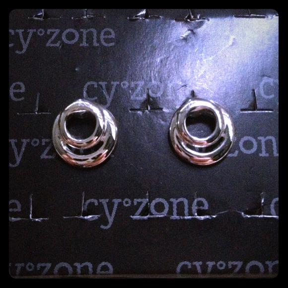 Silver earrings