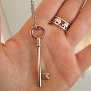 Silver Key Necklace