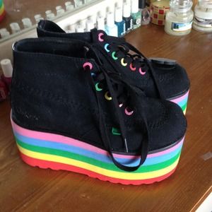 Lazy Oaf x Kickers size UK 3 ( US 5.5 )