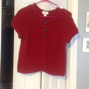 Bundle Ann Taylor Loft Red Short Sleeve Sweater