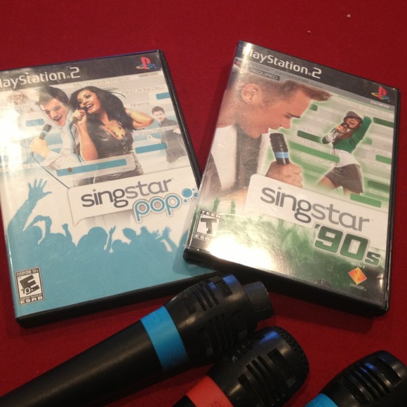 💜🌸SOLD❤👍Play station2 Singstar Pop&90's💜🌸