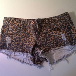 Cheetah Print Shorts