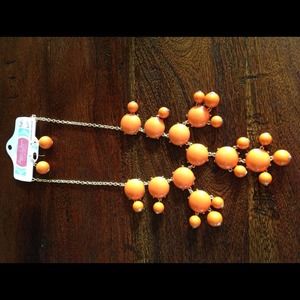 Orange bubble necklace