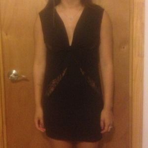 ⬇REDUCED⬇ Arden B Black Lace Cutout Minidress