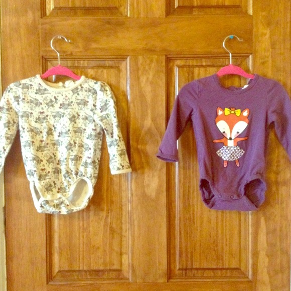 Adorable character long sleeved bodysuits