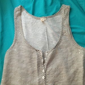 Sequined striped jcrew tank top