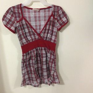 Plaid top