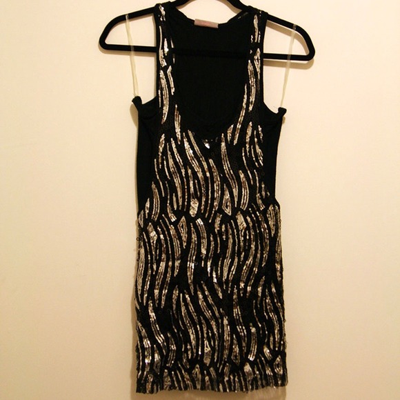 ⬇REDUCED⬇ Romeo & Juliet Couture Sequin Dress - Picture 1 of 3