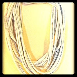 Strip Tees: Infinity Scarf-Upcycled Cotton
