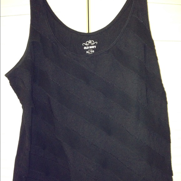 Black tank top