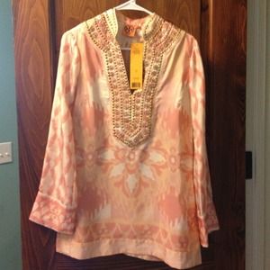 Tory Burch Iveta silk tunic