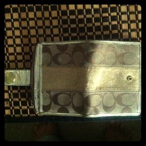Authentic Brown and gold coach wallet Authentic Brown and gold coach wallet