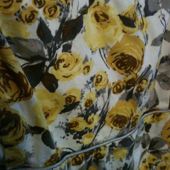 JCPenny floral print strapless dress - Picture 4 of 4