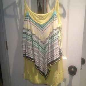New York and Company Colorful tank!