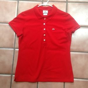 Lacoste women's polo size 44