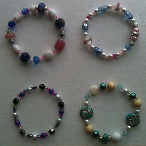 Beautiful Candy Colored Beaded Bracelets $10/$9/$8 - Picture 2 of 4