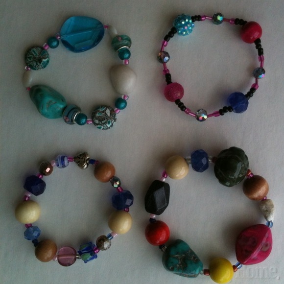 Beautiful Candy Colored Beaded Bracelets $10/$9/$8 - Picture 4 of 4