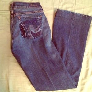 Citizens of Humanity embroidered pocket jeans