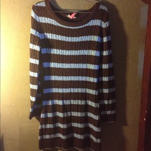 Long sweater or dress .:)