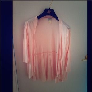 Light/baby pink cardigan from Susina