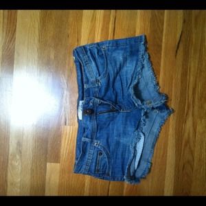 Short denim shorts