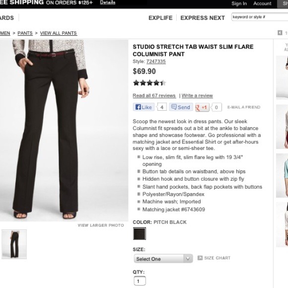Express pants/vs dress