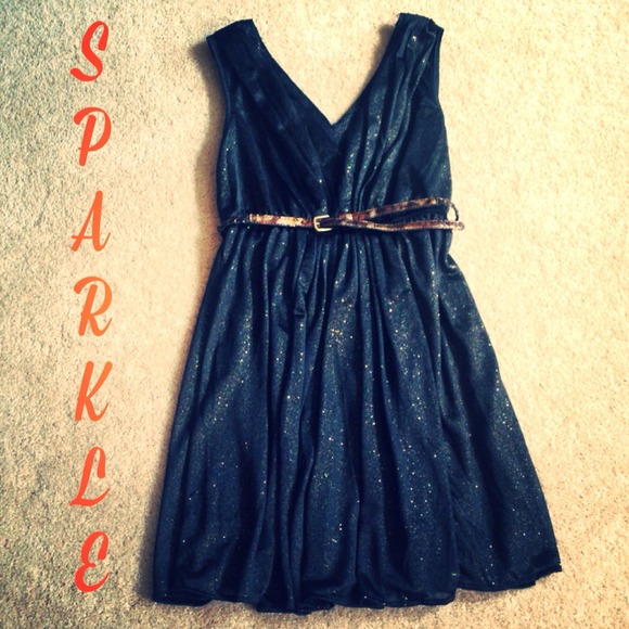 🎉HP Black sparkle dress