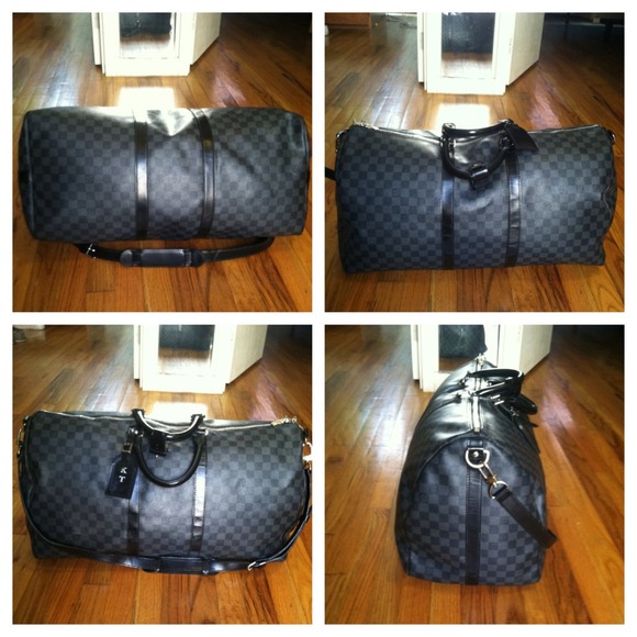 **SOLD***Louis Vuitton Damier Graphite Keepall 55
