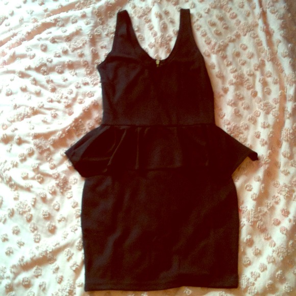 Black cocktail dress