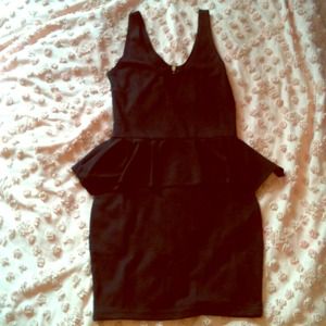 Black cocktail dress