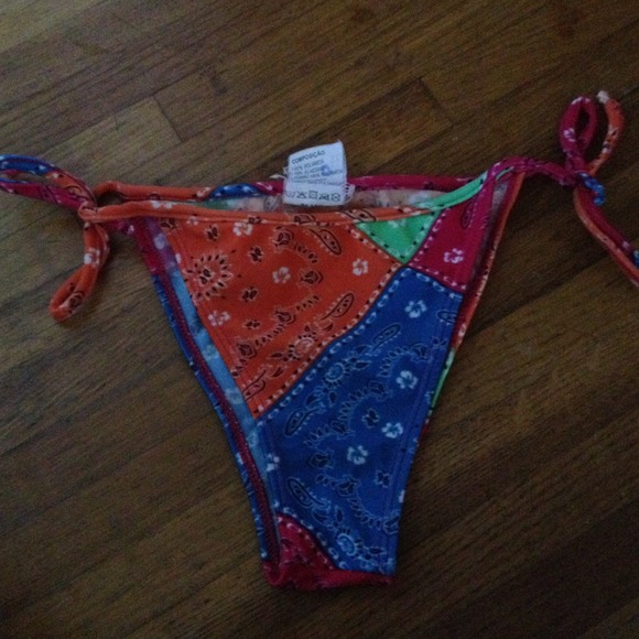 🚫SOLD🚫bandana print brazilian bottoms