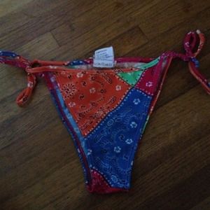 🚫SOLD🚫bandana print brazilian bottoms