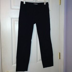 Navy slim cropped pants from Gap