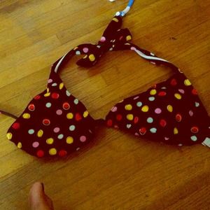🚫SOLD🚫Avie polka dot triangle top