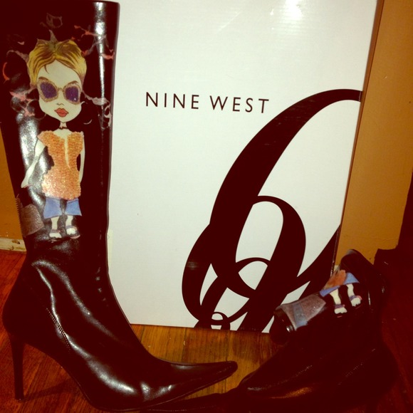 Pretty wild black boots.
