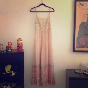 Blush comb long jumper