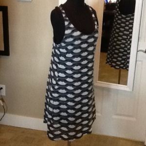 Sleeveless racerback sweater knit dress