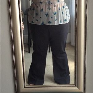 Lane Bryant gray career pants