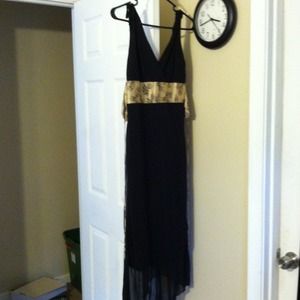 Black evening dress