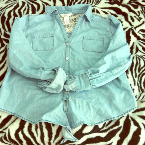 Denim top