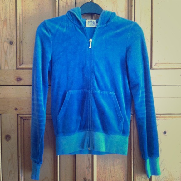 Juicy velour zip hoodie