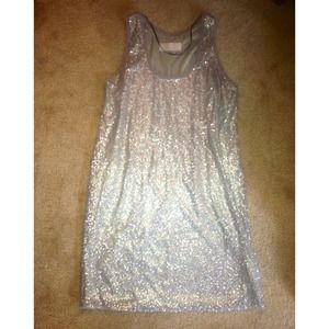 ❌ SOLD! ❌ Silver Sequined Zara Party Dress🎉