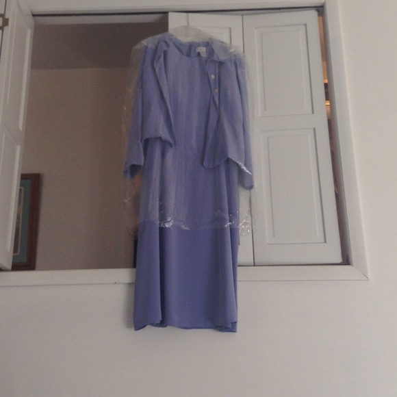 Chadwicks Purple Silk Dress