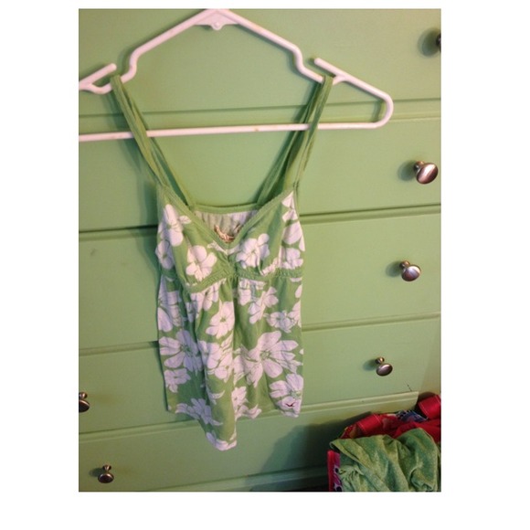 Floral Hollister tanktop