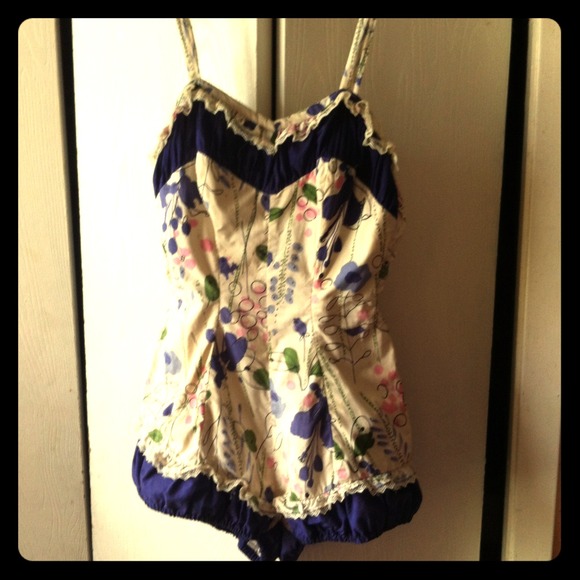 Vintage cotton swimsuit