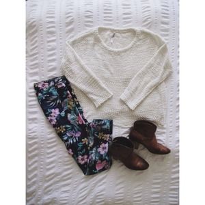 Free People style sweater