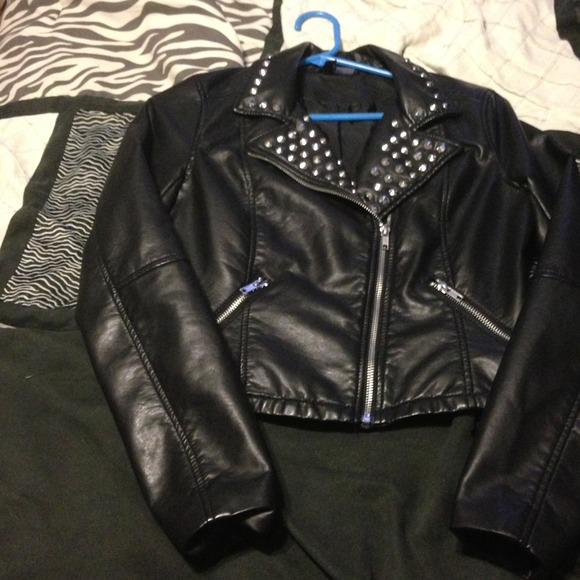 Studded motor cycle jacket