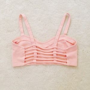 Brandy Melville Pink Chiyo Top