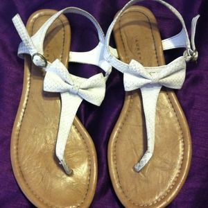 Lauren Conrad bow sandals