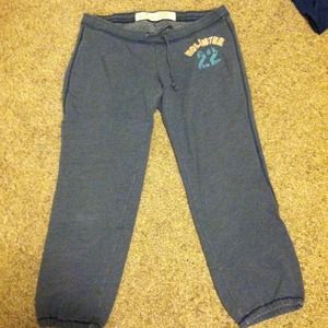 Hollister sweatpant capris